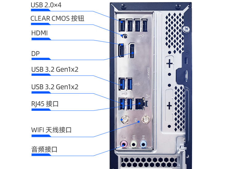 机械师创物者S商务台式机上新：i5-12600HX+16G 到手仅2399元